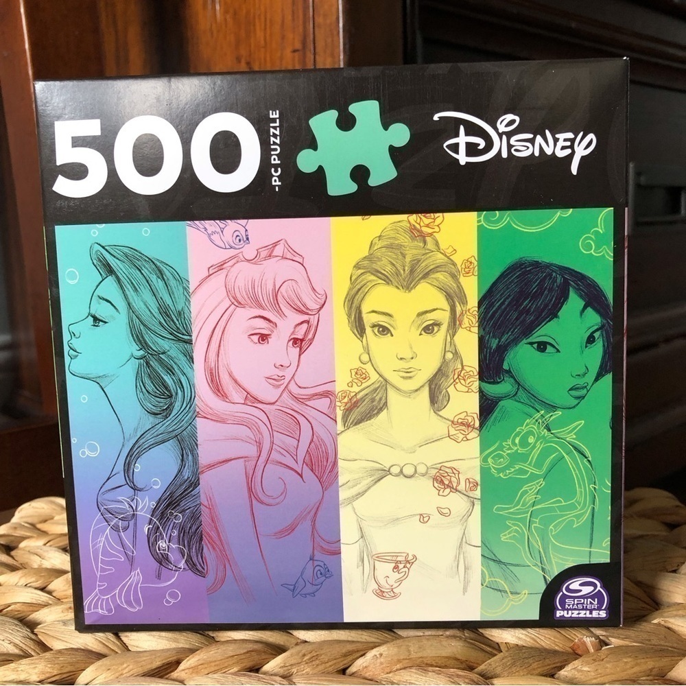 Disney Princess Classic sketch puzzle 500pc
